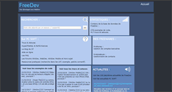 Desktop Screenshot of freedev.eu